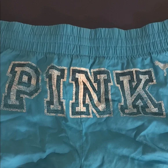 Blue PINK Logo Shorts - Picture 4 of 7